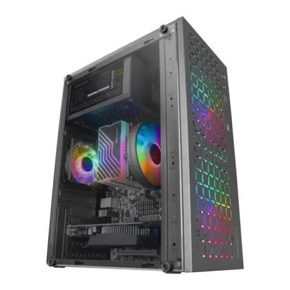 Mars Gamin ÷ Caja microatx gaming mars gaming mc-core black