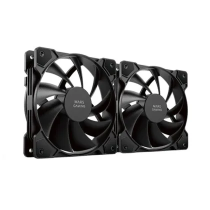 Mars Gamin ÷ Kit 2xventilador interno mars gaming mf-pwmx2 black