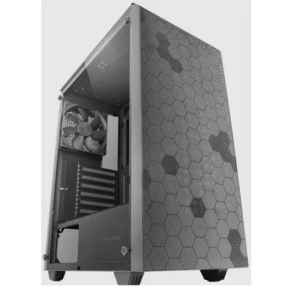 Mars Gamin ÷ Caja atx mars gaming mcq3 negra lateral cristal templado doble rejilla magnetica do
