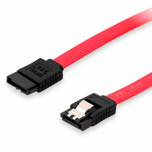 ÷ Cable serial ata datos 0.30m con clip de seguridad 111809