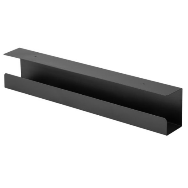 ÷ Organizador de gestion de cables equip 650863 color negro oculta cables y regletas de alimentacion