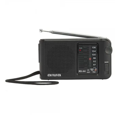 Aiwa ÷ Radio analogica rs-44 am/fm altavoz integrado jack 3.5mm negro