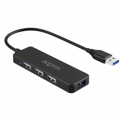 Approx ÷ Hub USB 3.0 appc47 a 3xusb-a 2.0 1xusb-a 3.0