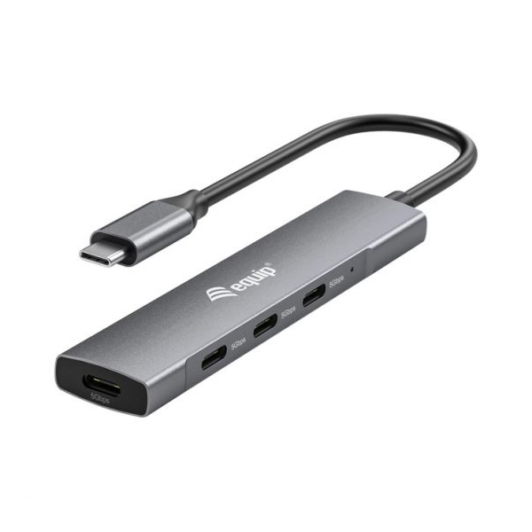 ÷ Hub usb-c equip life usb3.2 gen1 4 puertos usb-c