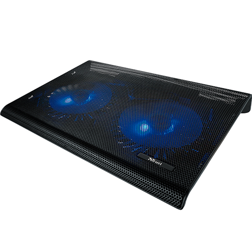 ÷ Base de refrigeracion para portatiles trust  con 2 ventiladores y leds azul hasta 17.3\" 20104*