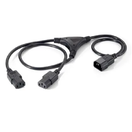 Equip ÷ alimentacion iec macho a 2 iec hembra 1.8m 112210