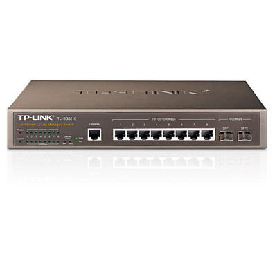 Tplink ÷ gestionable l2 TP-LINK sg3210 8p giga con 2p combo giga rack