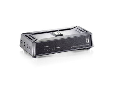 ÷ Switch level one no gestion 5 puertos 10/100 mini no rack base magnetica