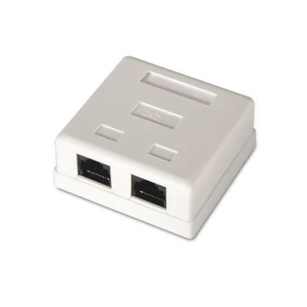 Aisens Roseta de Superficie A139-0302/ Cat.6/ 2 Tomas