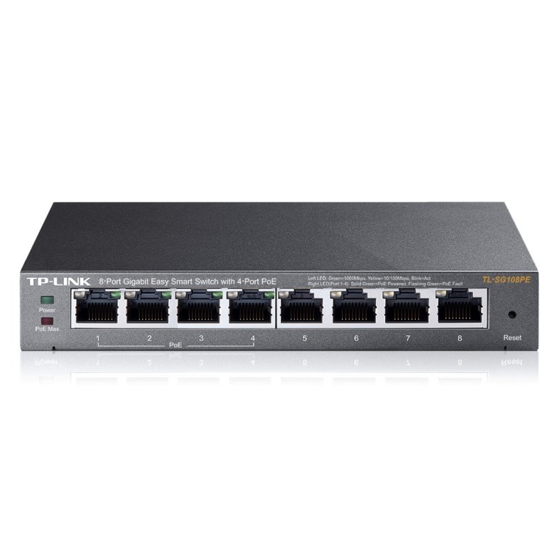 TP-LINK TL-SG108PE 8xGB 4xGB POE