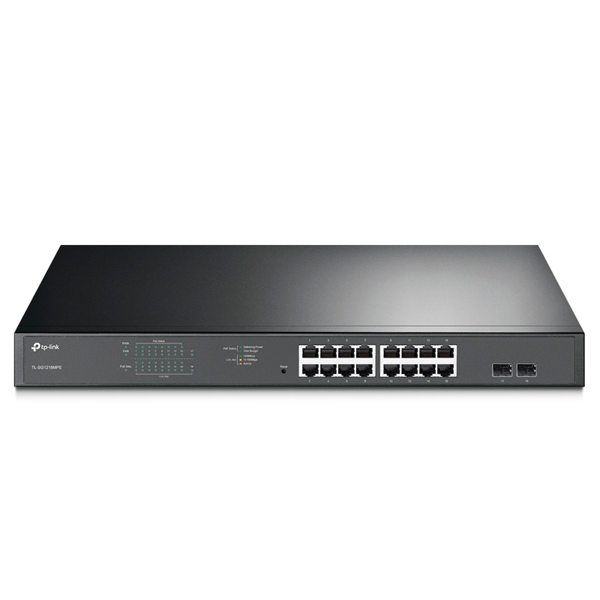 ÷ Switch semigestionable tp-link sg1218mpe 16p giga poe/poe+ alimentacion poe 192w rack 19\" 1u