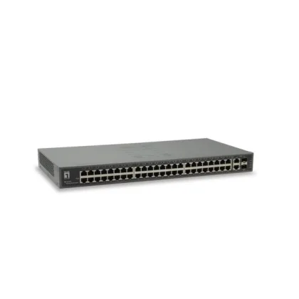 Level One ÷ 50-port fast ethernet switch, 2 x gigabit SFP – RJ45