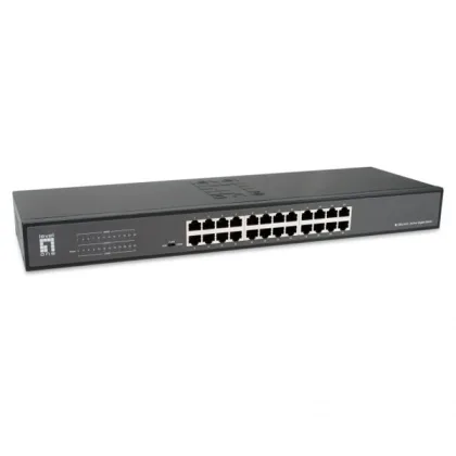 Level One ÷ no gestionable levelone geu-2431 24p gigabit dip modo: nom-vlan-cenk rack 19\"…