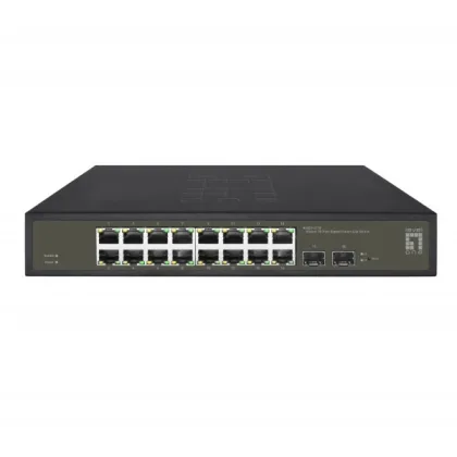 Level One ÷ semigestionable hilbert 16p giga + 2p SFP giga carcasa metalica