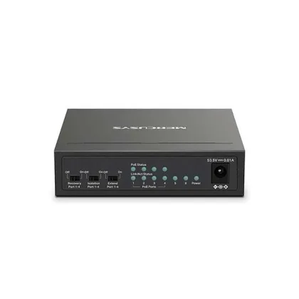 Mercusys ÷ poe+ no gestionable ms106lp 6p 10/100 con 4p poe+ 30w ethernet mini desktop