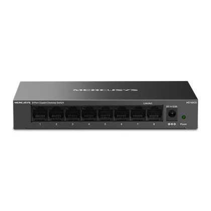 Mercusys ÷ no gestionable ms108gs 8p 10/100/1000 ethernet mini desktop carcasa metalica
