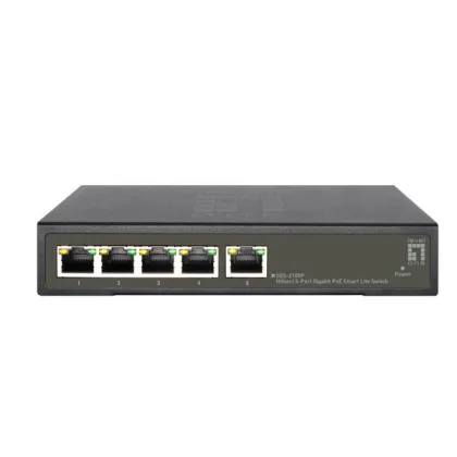 Level One ÷ semigestionable hilbert 4p POE 10/100/1000 60w + 1p 10/100/1000 carcasa metalica