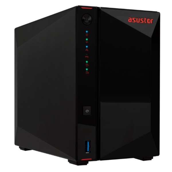 ÷ Servidor nas asustor nimbustor 2 gen2 as5402t 2 bahias 4xm.2 nvme celeron n5105 2.0ghz 4gb hdmi rj45