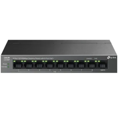 Tplink ÷ no gestionable TP-LINK ls109p litewave 8p 10/100 poe+ sobremesa carcasa metal no…