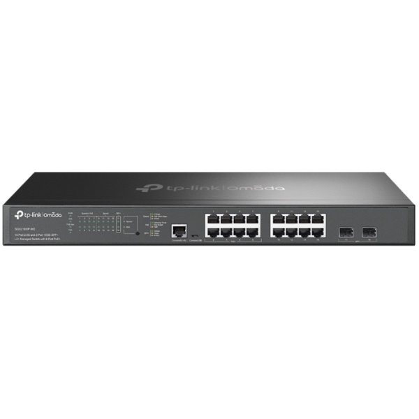 Tplink ÷ gestionable l2+ TP-LINK omada sg3218xp-m2 16p 2.5gbps 8p poe+ 2xsfp+ 10gbps