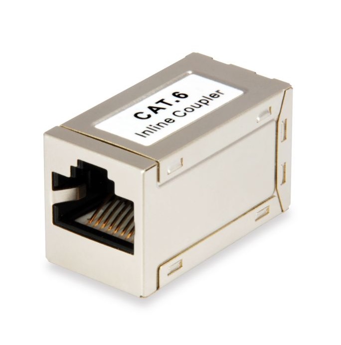 ÷ Adaptador rj45 cat.6 apantallado hembra - hembra 121179
