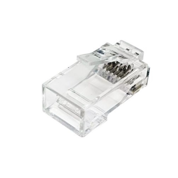 ÷ Kit 100 conectores rj45 equip categoria 6a hasta 10gbe 121146