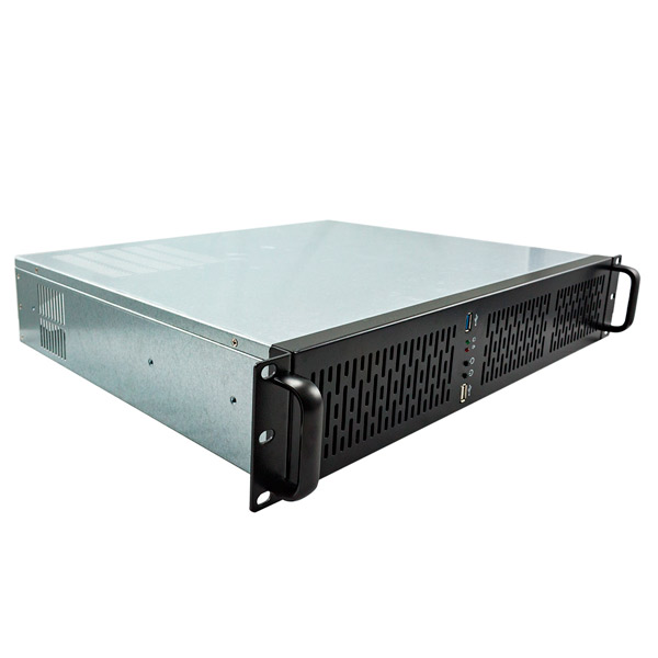 ÷ Caja rack 19\" 2u unykach uk2129 rejilla frontal con filtro antipolvo usb 2.0 y 3.0