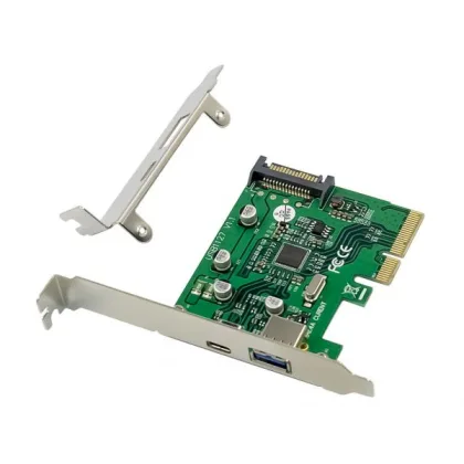 Conceptron ÷ Controladora pcie conceptronic emrick09g pcie x4 2 puertos USB 3.2 gen2 ( – USB-C