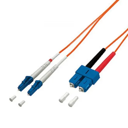 Equip ÷ fibra optica multimodo lc/sc 62, 5/125 lsoh 1m color naranja