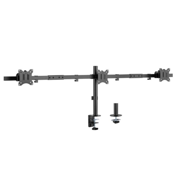 ÷ Soporte de mesa equip 650158 para 3 pantallas de 17\"-32\" max. 7kg por pantalla max.vesa 100x100
