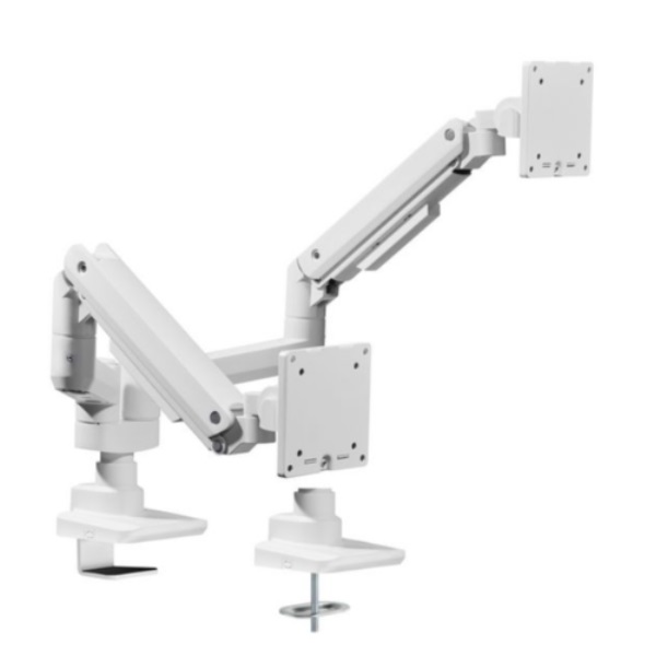 ÷ Soporte de mesa equip 650183 para 2 pantalla de 17\"-35\" blanco max. 20kg por pantalla max.vesa 100x1