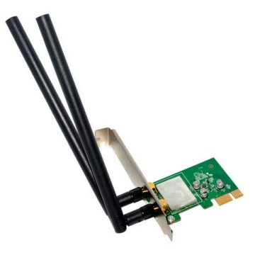 ÷ Pci express wifi dualband level one wnc-0801 oem ac1200 300mb en 2,4ghz y 861mb en 5ghz 2 antenas de