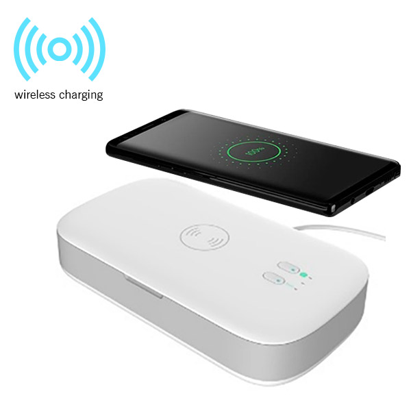 ÷ Caja uv esterilizadora cargador wireless 10w conceptronic ciro