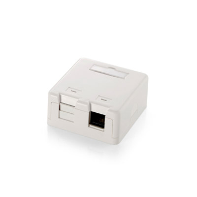 ÷ Caja de superficie equip keystone para 2 rosetas 125122