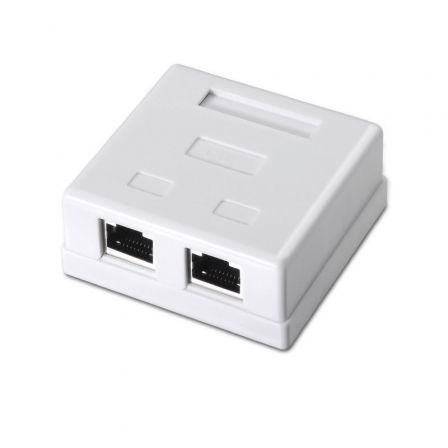 Aisens Roseta de Superficie A139-0304/ Cat.6/ 2 Tomas