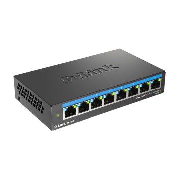 ÷ Switch no gestionable dlink dms-108 8p multigigabit 2,5g carcasa metalica sobremesa no rack