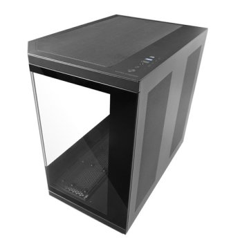 ÷ Caja atx semitorre gaming mars gaming mc3tcore color negro 3 paneles de cristal templado doble camar