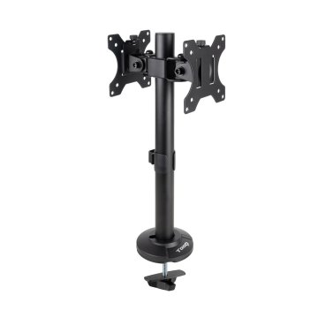 Tooq ÷ Soporte de mesa db1132tn-b para 2 pantallas 17\"-32\" gira e inclina color negro