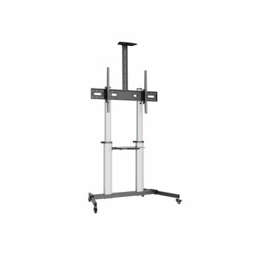 ÷ Soporte de suelo con ruedas equip para pantallas de 60-100\" color plata max.vesa 1000x400