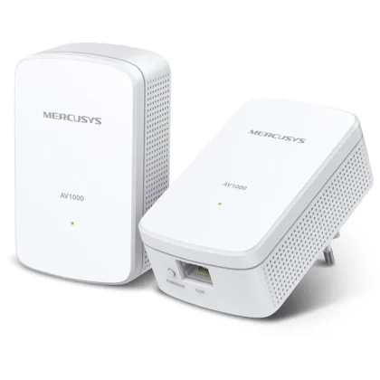 Mercusys ÷ Homeplug mp500 kit con conexion LAN gigabit kit 2 unidades