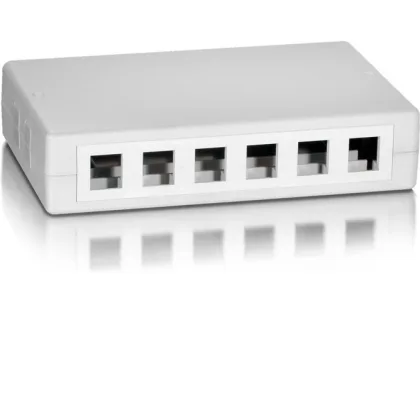 Equip ÷ Caja de superficie keystone para 12 rosetas 125460