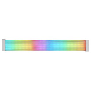 Mars Gamin ÷ Extensor de ARGB mars gaming mca-16 pin (8+8) silicona flexible
