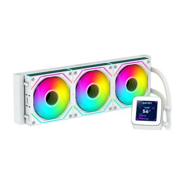 ÷ Sistema de refrigeracion liquida abysm ab336012 oceanic lcd 360 white argb