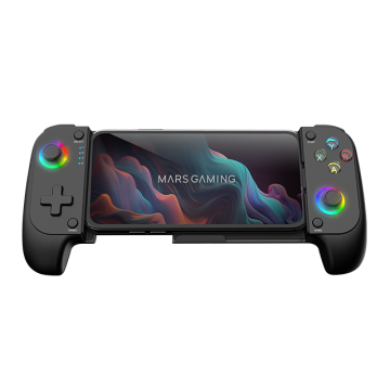÷ Gamepad bluetooth mars gaming mgpx para smartphones y multiplataforma usb-c 8h bateria rgb negro