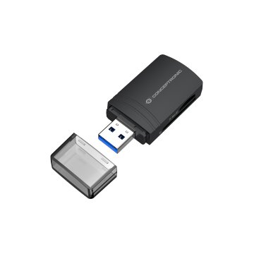 Conceptron ÷ Card reader externo conceptronic bian06b USB 3.0 SD/sdhc/sdxc MICROSD/tflash
