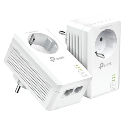 Tplink ÷ Homeplug TP-LINK powerline 1000mb pa7027p kit passthrough 2p giga kit 2 unidades