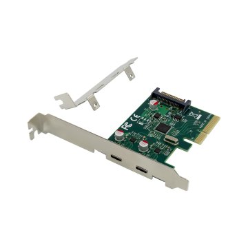 Conceptron ÷ Controladora pcie conceptronic emrick13g pcie x4 2xusb-c 10gb/s