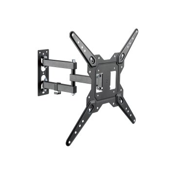 ÷ Soporte de pared orientable equip para pantalla de 23\"-55\" doble brazo inclinable/giratorio max.30kg