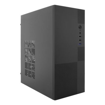 ÷ Caja microatx coolbox m440 gpu 250mm 1x3.5 1x2.5 fuente 500w color negro