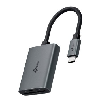 ÷ Card reader externo usb-c tplink ua430c sd, microsd carcasa de aluminio